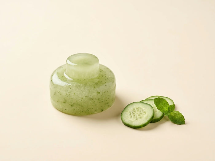 Cucumber and mint cooler frozen pop