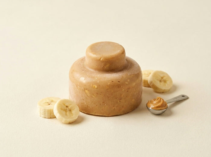 Peanut butter and banana pop frozen pop
