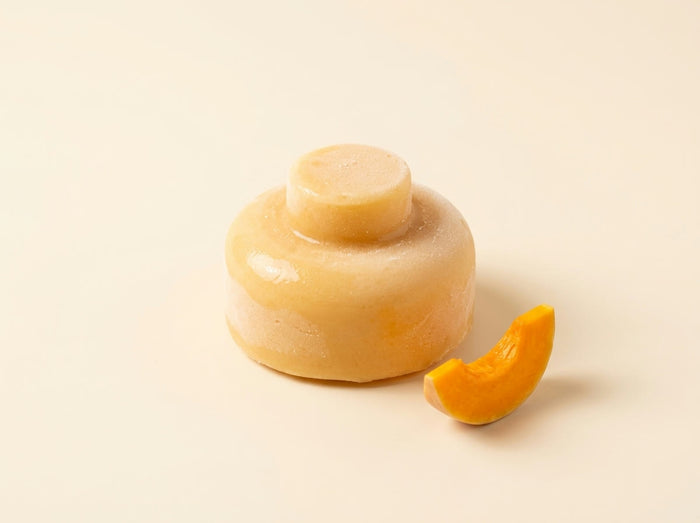 Pumpkin and yoghurt pop frozen pop