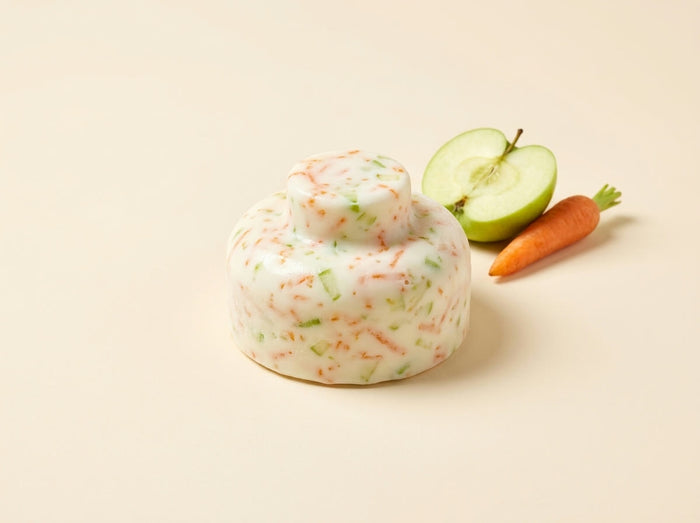 Apple and carrot crunch frozen pop