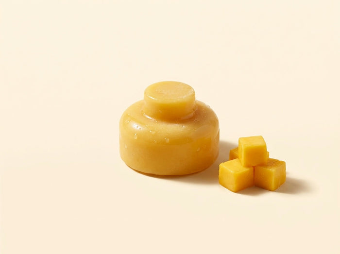 Mango yoghurt pop frozen pop